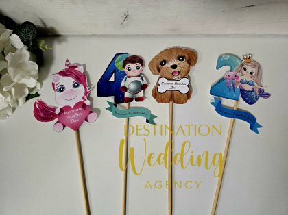 🎀 Топери за торта / кексчета с животни