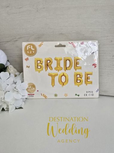 Фолиев златен надпис Bride to be
