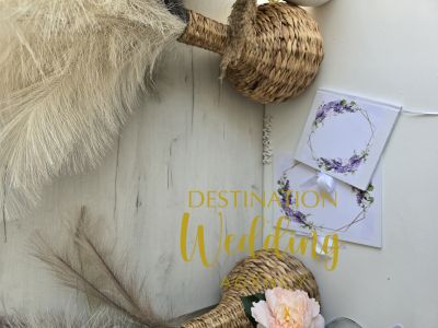 Книга за пожелания лилав дизайн