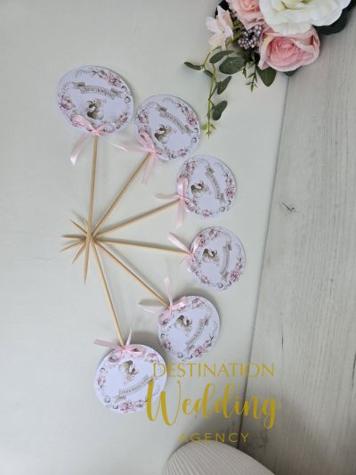 🐰 Топери с малко зайче и пожелания – нежност за всяко бебешко парти! 🎀