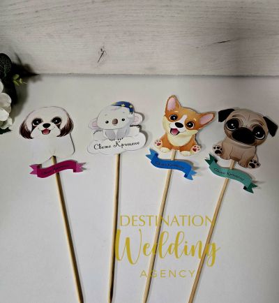 🎀 Топери за торта / кексчета с животни